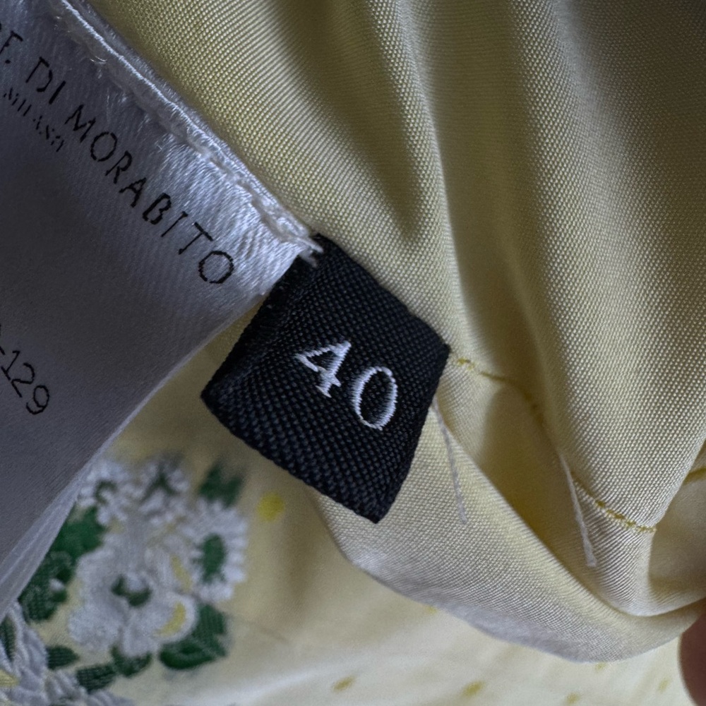 Chic Yellow Floral Midi Dress - Picture 12 of 13